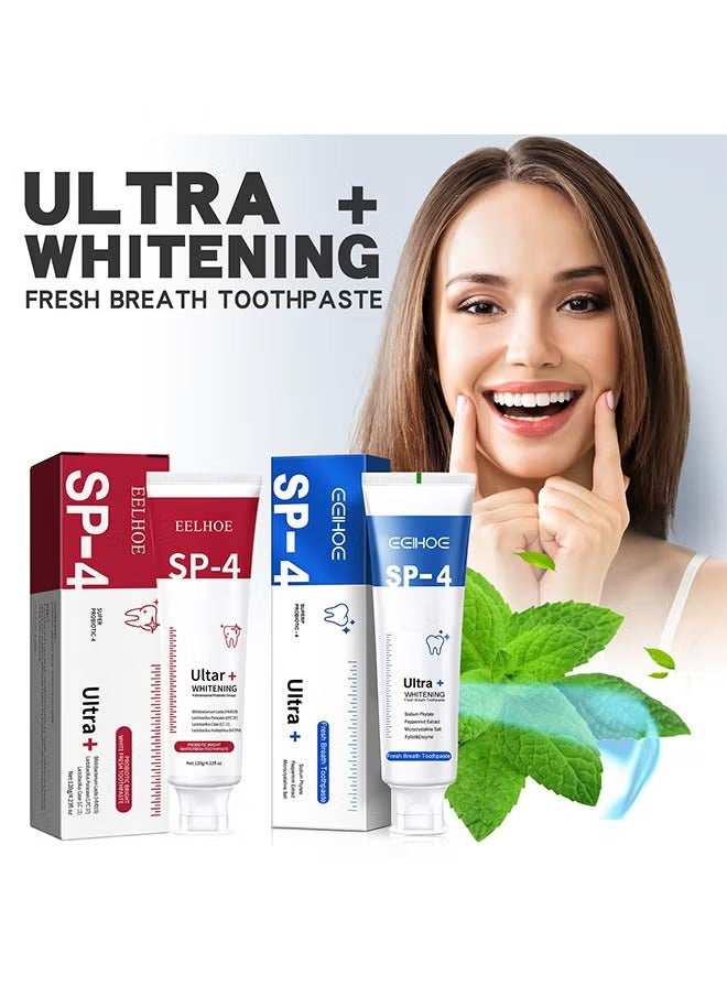 Whitening Probiotic Toothpaste | Healthy Gums + Freshness
